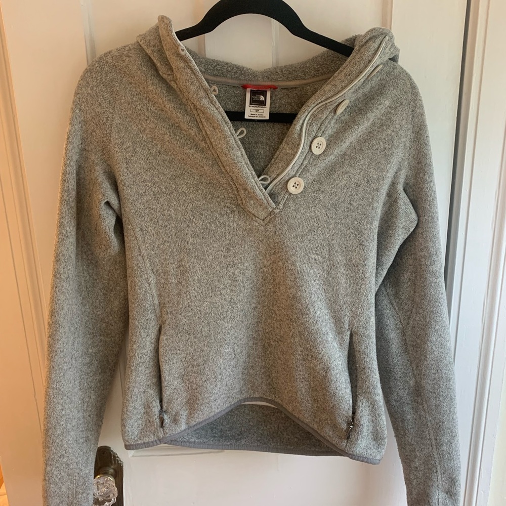 The North Face Crescent Sun 1/4 Zip Fleece-Lined Hoodie
